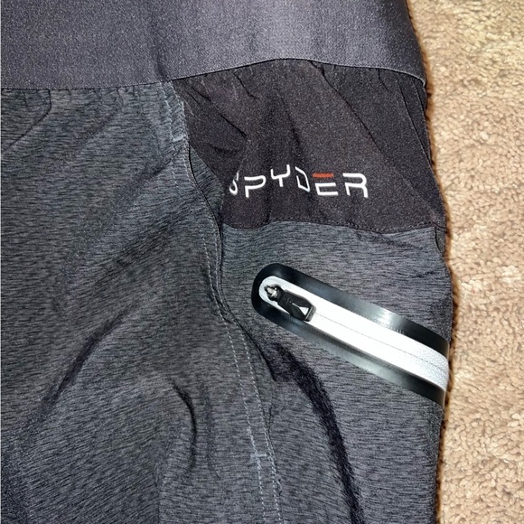 Spyder Pro Web Men’s Active Athletic Shorts Black Size Large - Picture 3 of 8